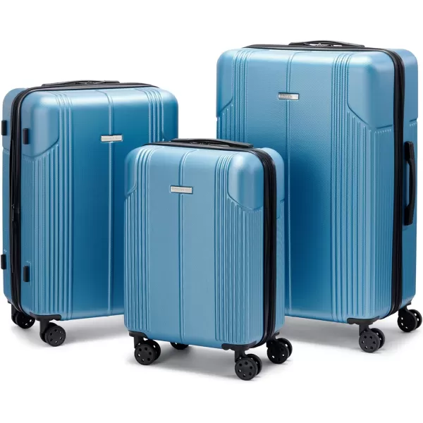 Marc New York Horizon 21 Upright Luggage Stone Blue Carry OnMarc New York Horizon 21 Upright Luggage Stone Blue Carry On