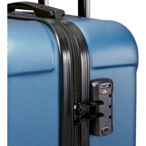 Marc New York Lotus 21 Upright Luggage Blue Steel Carry OnCarry On Blue Steel