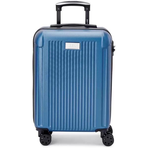 Marc New York Lotus 21 Upright Luggage Blue Steel Carry OnCarry On Blue Steel