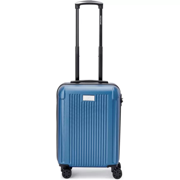 Marc New York Lotus 21 Upright Luggage Blue Steel Carry OnCarry On Blue Steel