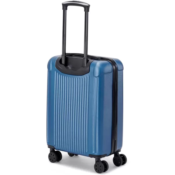 Marc New York Lotus 21 Upright Luggage Blue Steel Carry OnCarry On Blue Steel