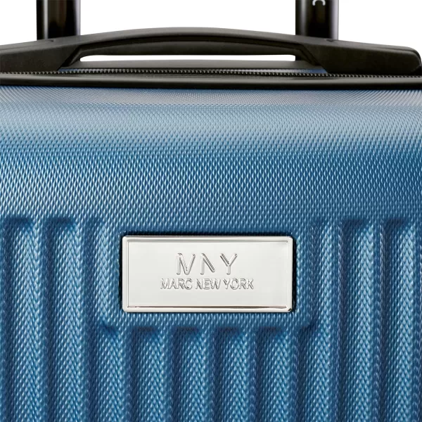 Marc New York Lotus 21 Upright Luggage Blue Steel Carry OnCarry On Blue Steel