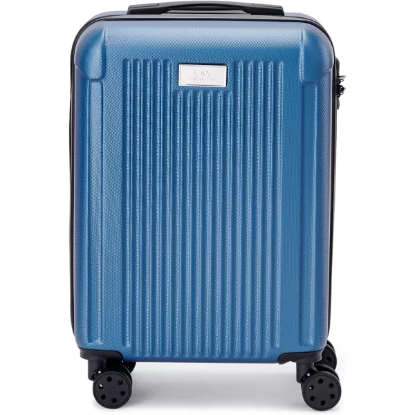 Marc New York Lotus 21 Upright Luggage Blue Steel Carry OnCarry On Blue Steel