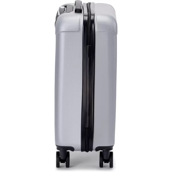 Marc New York Lotus 21 Upright Luggage Silver Carry OnMarc New York Lotus 21 Upright Luggage Silver Carry On