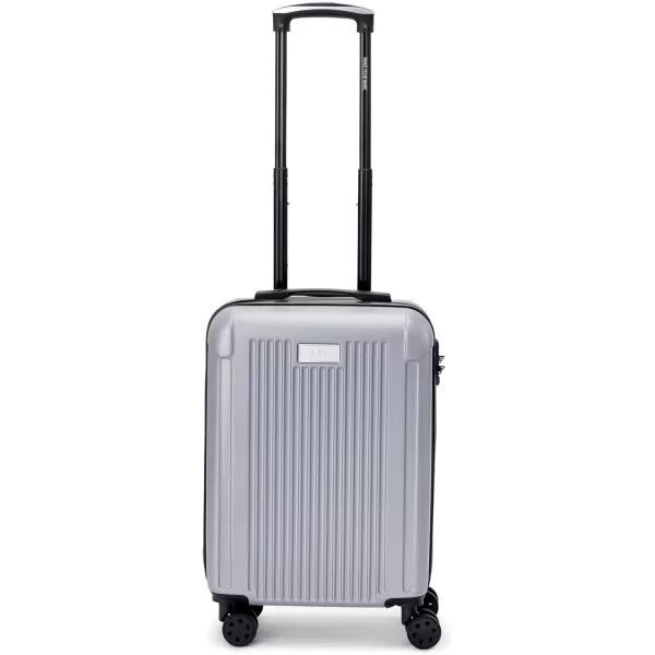 Marc New York Lotus 21 Upright Luggage Silver Carry OnMarc New York Lotus 21 Upright Luggage Silver Carry On