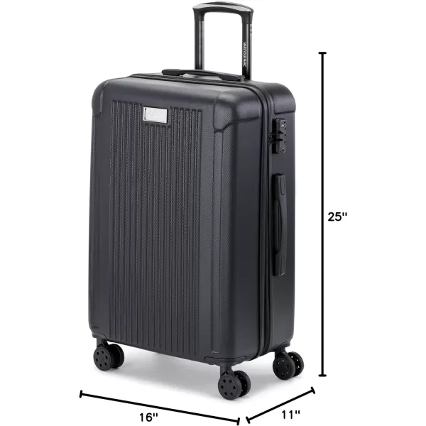 Marc New York Lotus 25 Upright Luggage Black MediumMarc New York Lotus 25 Upright Luggage Black Medium