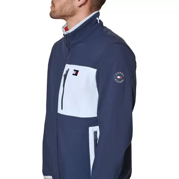 Tommy Hilfiger Mens Classic Soft Shell JacketMidnight Tech Pocket