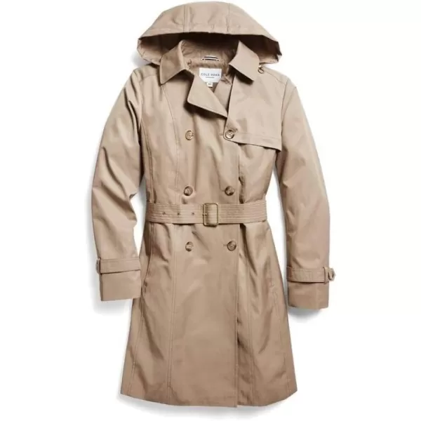 Cole Haan Womens Classic Belted Trench CoatDune