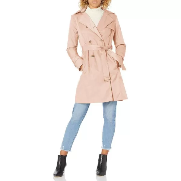 Cole Haan Womens Classic Belted Trench CoatNude