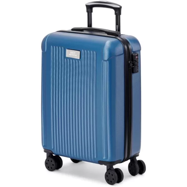 Marc New York Lotus 21 Upright Luggage Blue Steel Carry OnCarry On Blue Steel