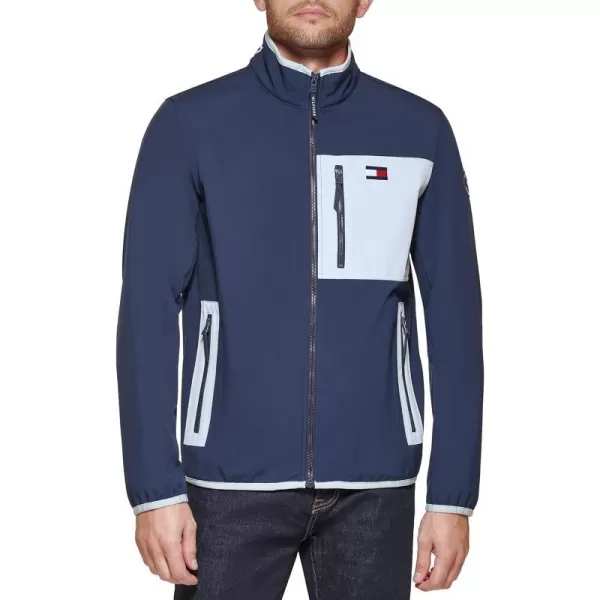 Tommy Hilfiger Mens Classic Soft Shell JacketMidnight Tech Pocket