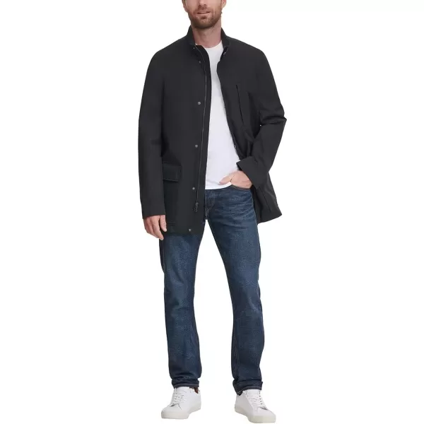 Cole Haan Mens City Rain TopcoatBlack