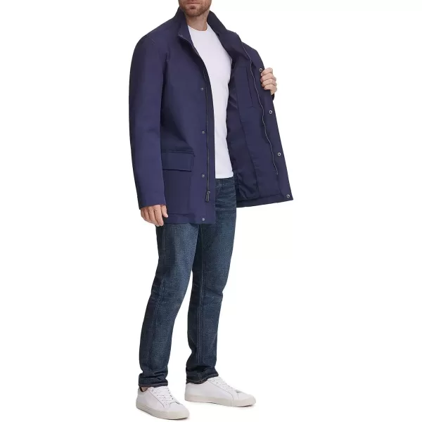 Cole Haan Mens City Rain TopcoatNavy