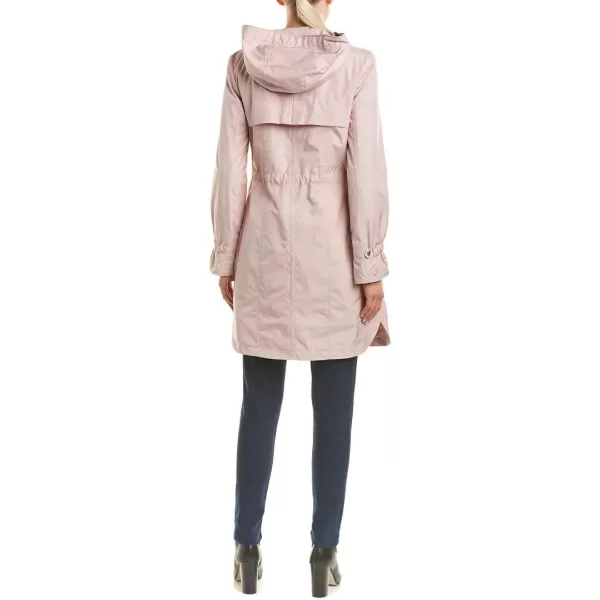 Cole Haan Womens Hooded Anorack Rain CoatCanyon Rose