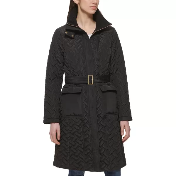 Cole Haan womens Signature Belted JacketBlack