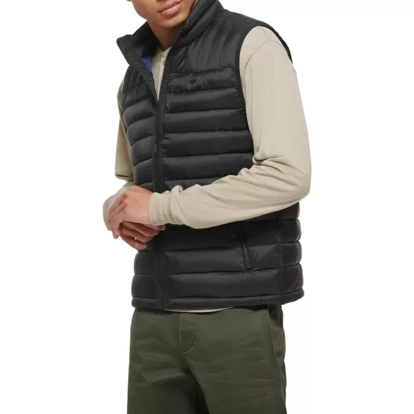 Dockers Mens The Noah Classic Ultra Loft Packable Puffer JacketBlack Vest