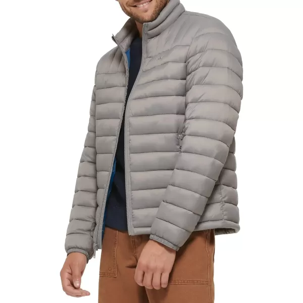 Dockers Mens The Noah Classic Ultra Loft Packable Puffer JacketGrey