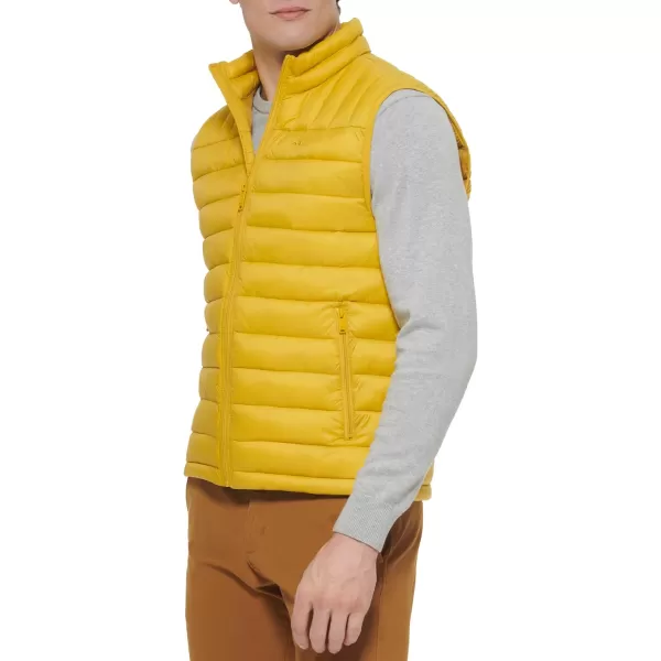 Dockers Mens The Noah Classic Ultra Loft Packable Puffer JacketLemon Vest