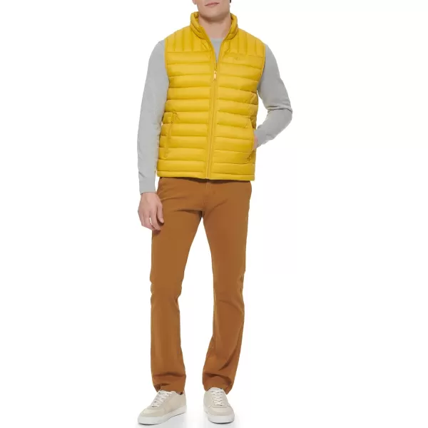 Dockers Mens The Noah Classic Ultra Loft Packable Puffer JacketLemon Vest