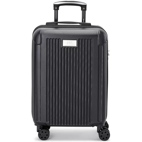 Marc New York Lotus 21 Upright Luggage Black Carry OnMarc New York Lotus 21 Upright Luggage Black Carry On