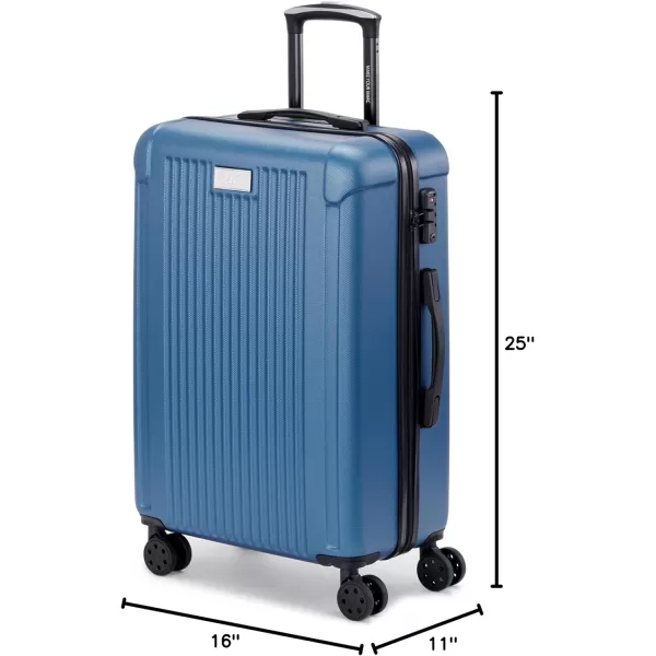 Marc New York Lotus 25 Upright Luggage Blue Steel MediumMedium Blue Steel