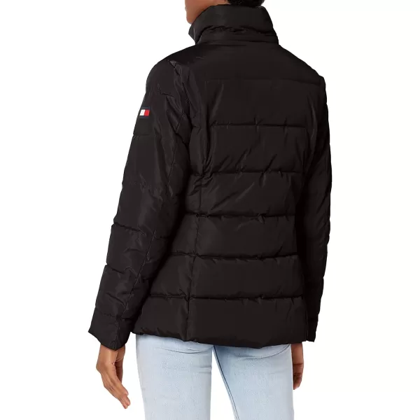 Tommy Hilfiger Womens Short Puffer JacketBold Black