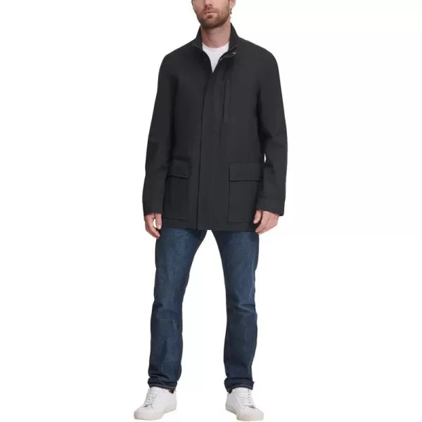 Cole Haan Mens City Rain TopcoatBlack