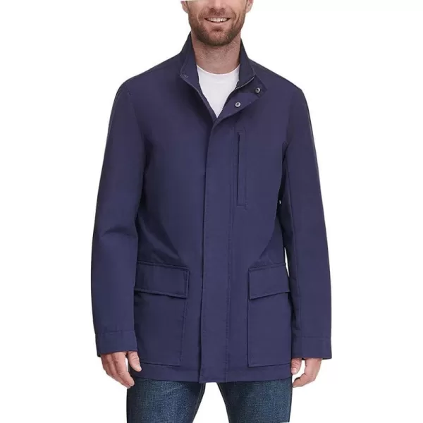 Cole Haan Mens City Rain TopcoatNavy