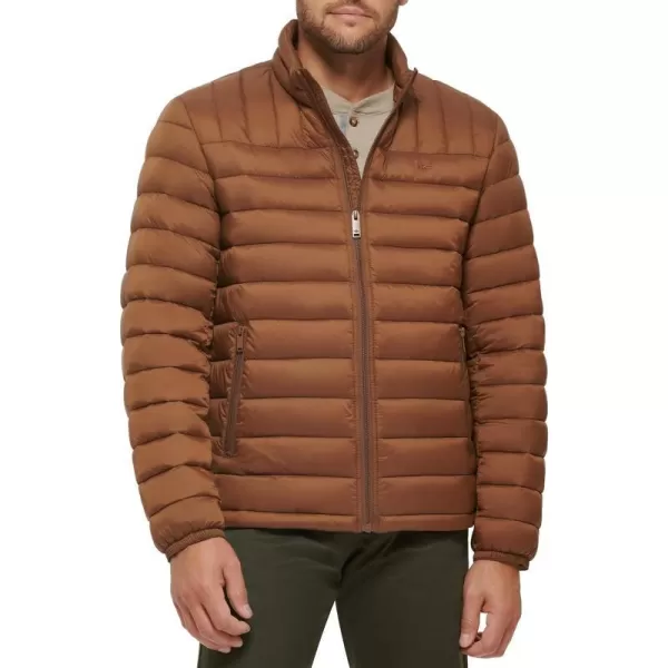 Dockers Mens The Noah Classic Ultra Loft Packable Puffer JacketBrown