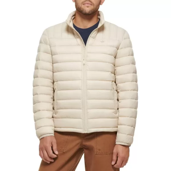 Dockers Mens The Noah Classic Ultra Loft Packable Puffer JacketKhaki