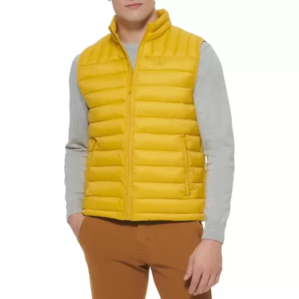 Dockers Mens The Noah Classic Ultra Loft Packable Puffer JacketLemon Vest