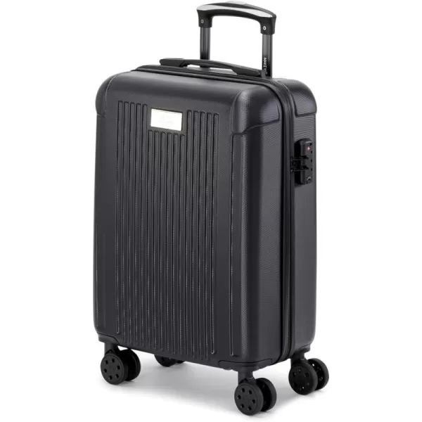 Marc New York Lotus 21 Upright Luggage Black Carry OnMarc New York Lotus 21 Upright Luggage Black Carry On