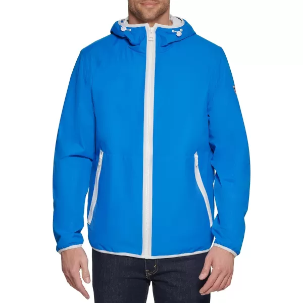 GUESS Mens Hooded WindbreakerAqua