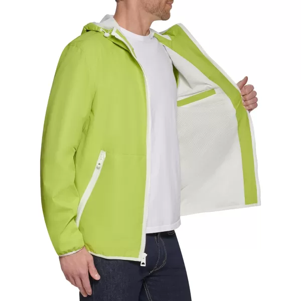 GUESS Mens Hooded WindbreakerLime