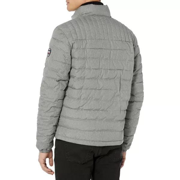 Tommy Hilfiger Mens Ultra Loft Lightweight Packable Puffer Jacket Standard and Big  TallCement