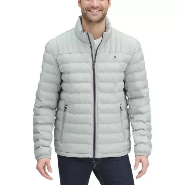 Tommy Hilfiger Mens Ultra Loft Lightweight Packable Puffer Jacket Standard and Big  TallStone