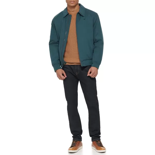 Dockers Mens Micro Twill Golf Bomber JacketForest Filled