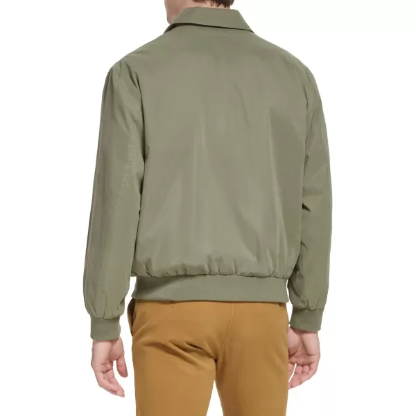 Dockers Mens Micro Twill Golf Bomber JacketOlive