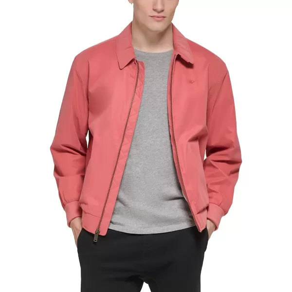 Dockers Mens Micro Twill Golf Bomber JacketRed