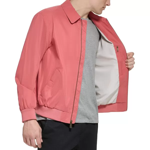 Dockers Mens Micro Twill Golf Bomber JacketRed