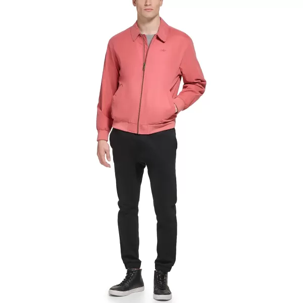 Dockers Mens Micro Twill Golf Bomber JacketRed