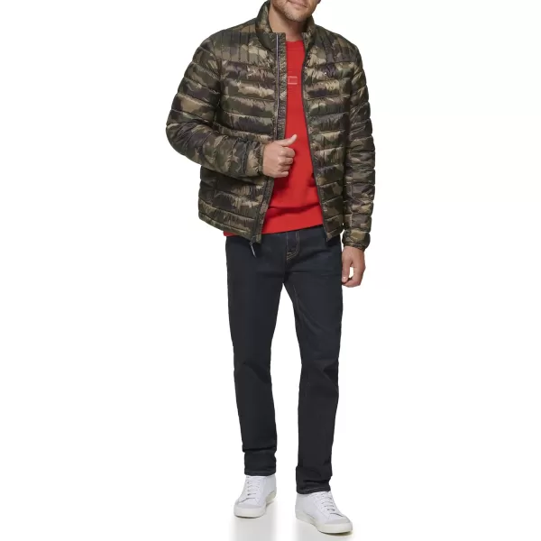 Tommy Hilfiger Mens Ultra Loft Lightweight Packable Puffer Jacket Standard and Big  TallCamouflage