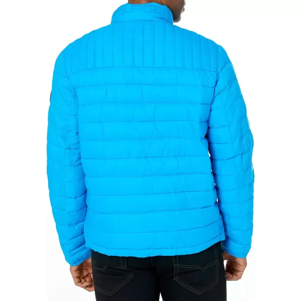 Tommy Hilfiger Mens Ultra Loft Lightweight Packable Puffer Jacket Standard and Big  TallJewel Blue