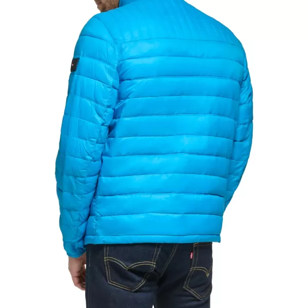 Tommy Hilfiger Mens Ultra Loft Lightweight Packable Puffer Jacket Standard and Big  TallJewel Blue