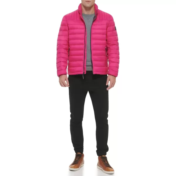 Tommy Hilfiger Mens Ultra Loft Lightweight Packable Puffer Jacket Standard and Big  TallPink