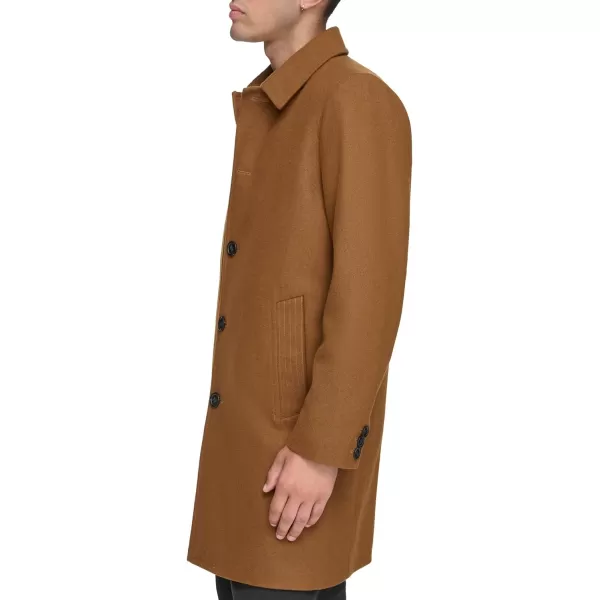 Andrew Marc Mens Long Water Resistant Anholt JacketCamel