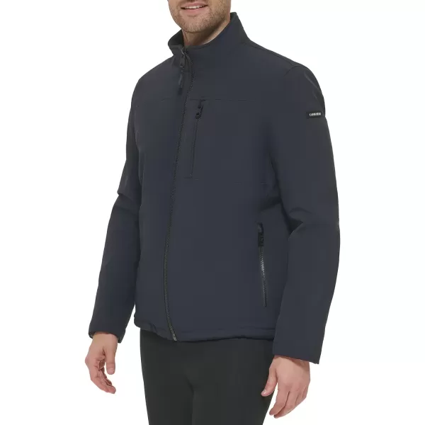 Calvin Klein Coat Mens Jackets Soft Shell with Sherpa LiningTrue Navy