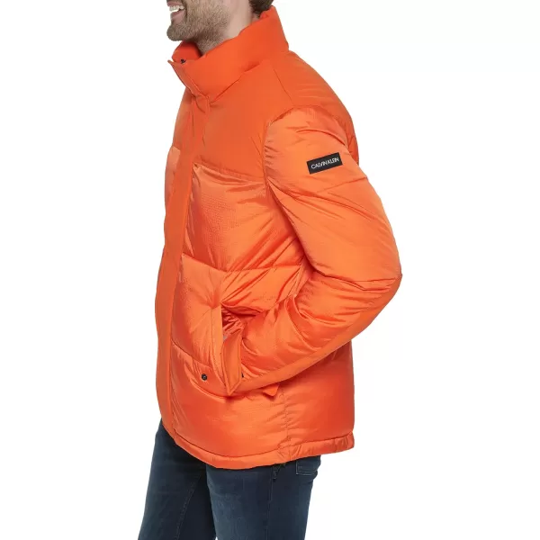 Calvin Klein Mens Alternative Down Puffer JacketOrange