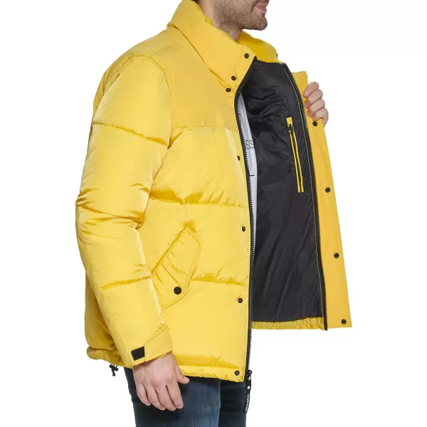 Calvin Klein Mens Alternative Down Puffer JacketYellow