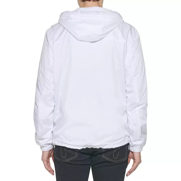 Calvin Klein Mens Hooded WindbreakerWhite